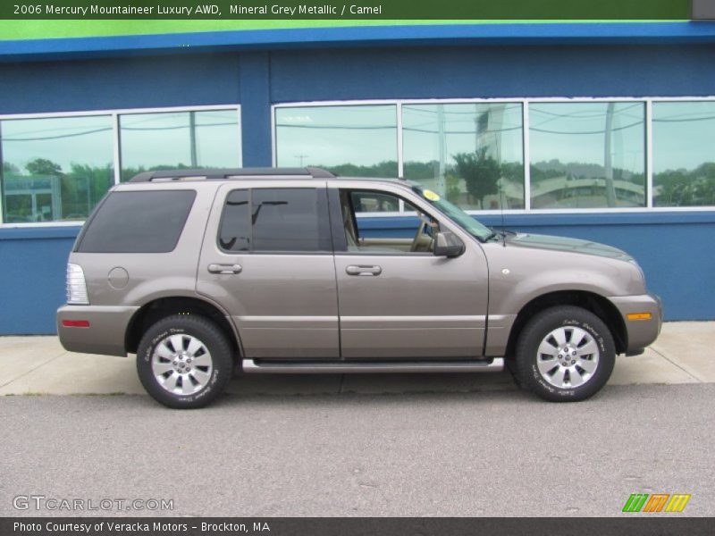 Mineral Grey Metallic / Camel 2006 Mercury Mountaineer Luxury AWD