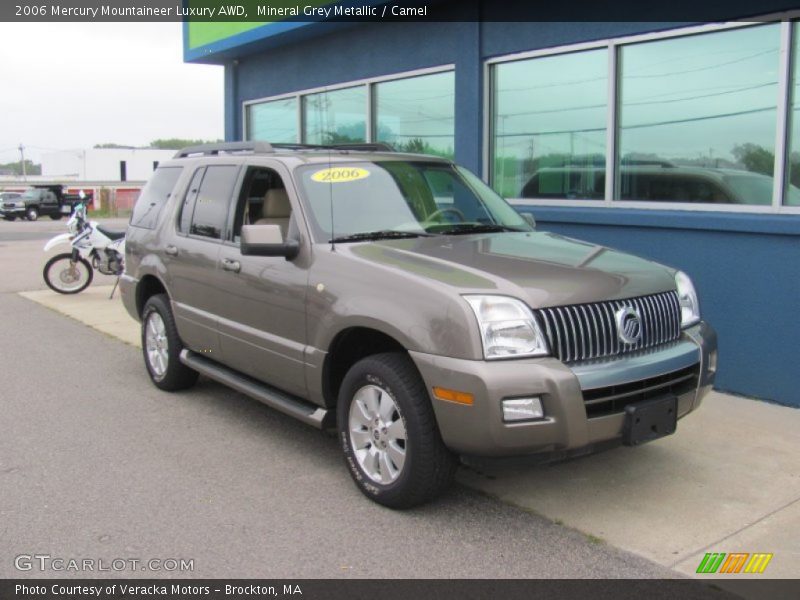 Mineral Grey Metallic / Camel 2006 Mercury Mountaineer Luxury AWD