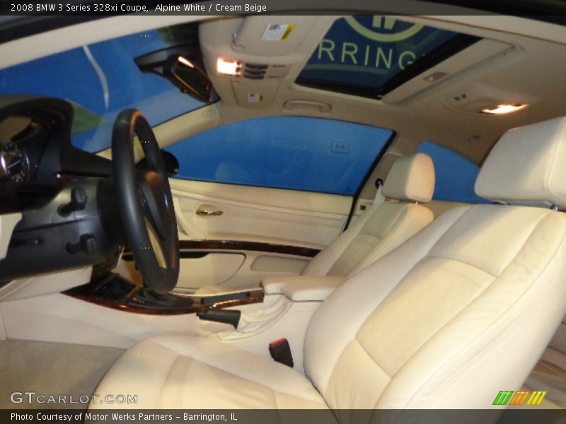 Alpine White / Cream Beige 2008 BMW 3 Series 328xi Coupe