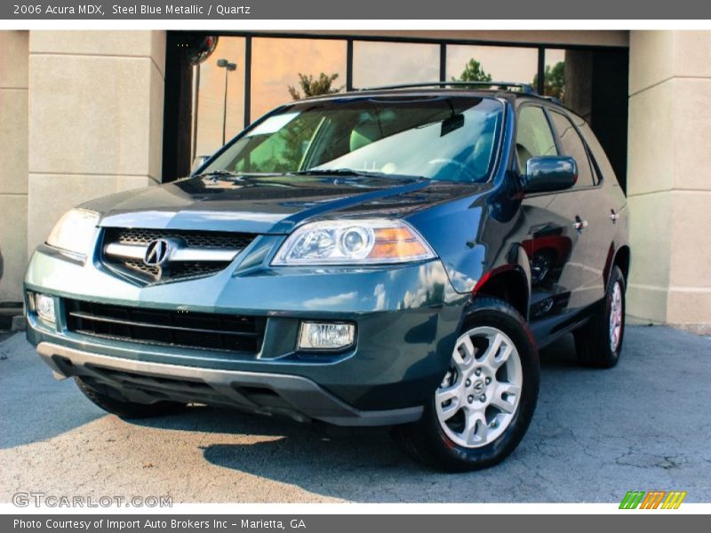 Steel Blue Metallic / Quartz 2006 Acura MDX