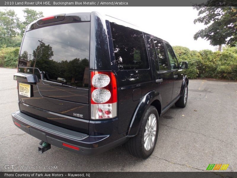 Buckingham Blue Metallic / Almond/Arabica 2010 Land Rover LR4 HSE