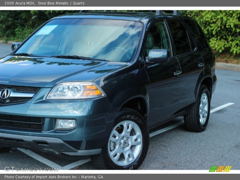 Steel Blue Metallic / Quartz 2006 Acura MDX
