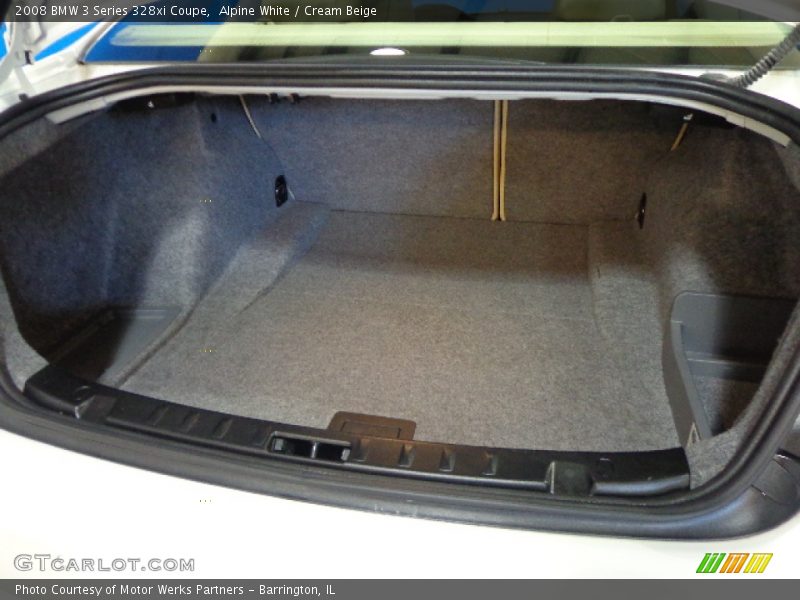 Alpine White / Cream Beige 2008 BMW 3 Series 328xi Coupe