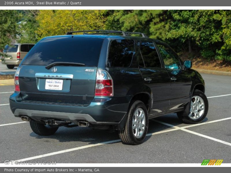 Steel Blue Metallic / Quartz 2006 Acura MDX