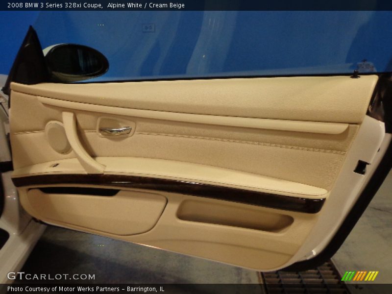 Alpine White / Cream Beige 2008 BMW 3 Series 328xi Coupe