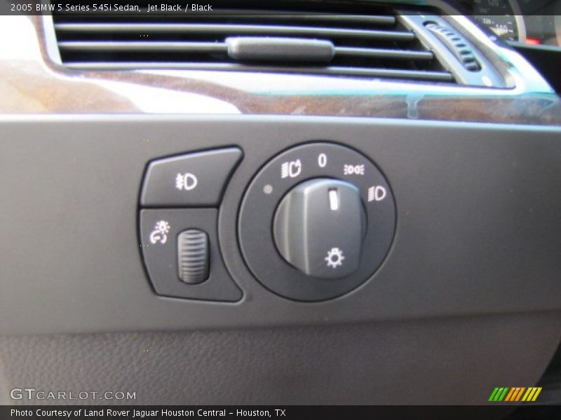 Jet Black / Black 2005 BMW 5 Series 545i Sedan