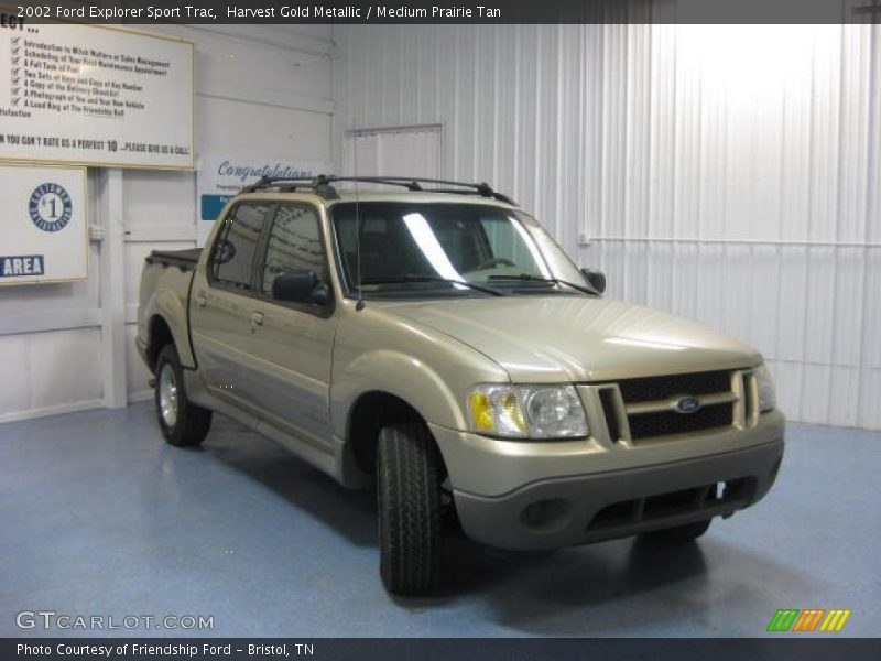 Harvest Gold Metallic / Medium Prairie Tan 2002 Ford Explorer Sport Trac