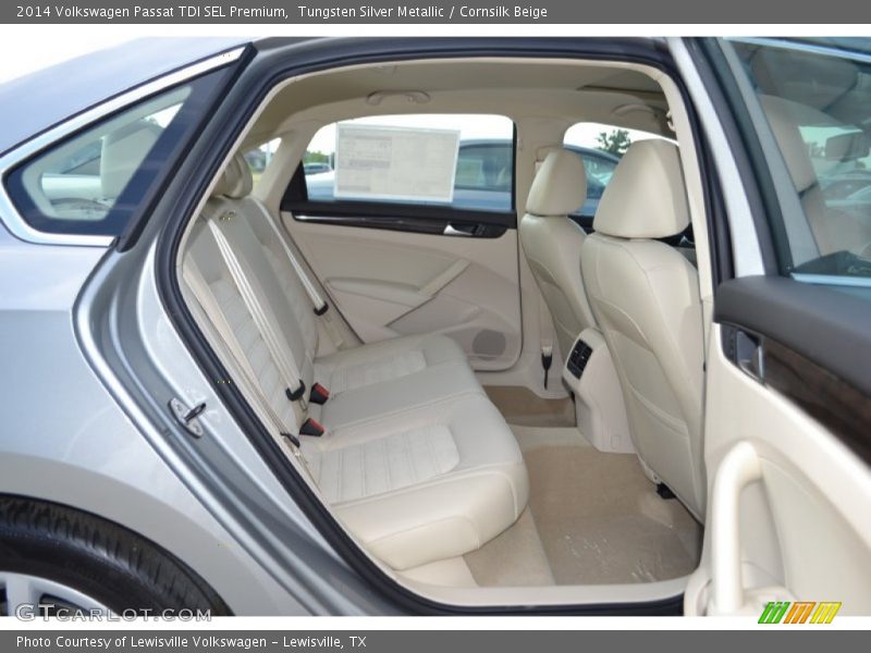 Rear Seat of 2014 Passat TDI SEL Premium