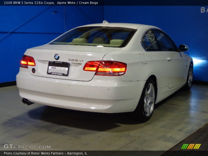 Alpine White / Cream Beige 2008 BMW 3 Series 328xi Coupe