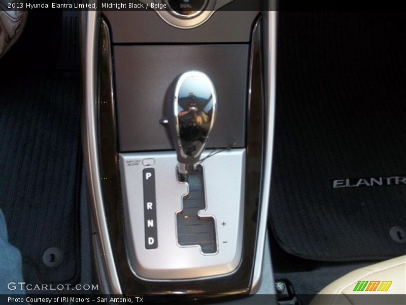 Midnight Black / Beige 2013 Hyundai Elantra Limited
