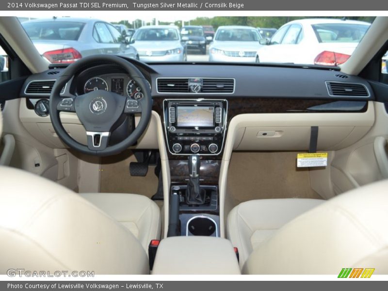 Dashboard of 2014 Passat TDI SEL Premium