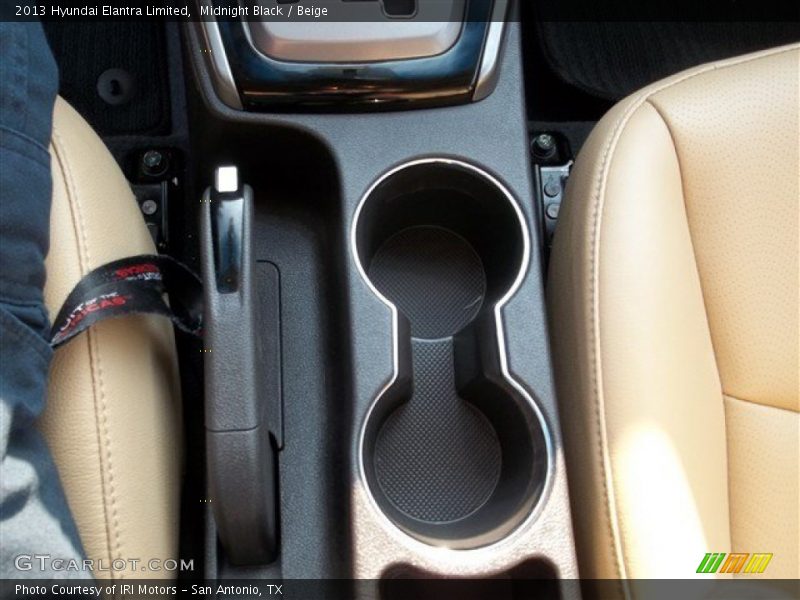 Midnight Black / Beige 2013 Hyundai Elantra Limited