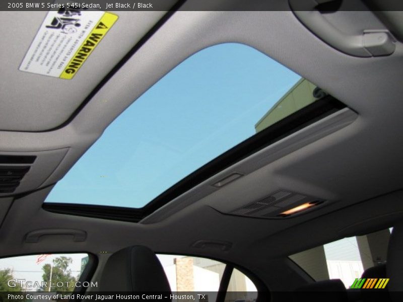 Jet Black / Black 2005 BMW 5 Series 545i Sedan