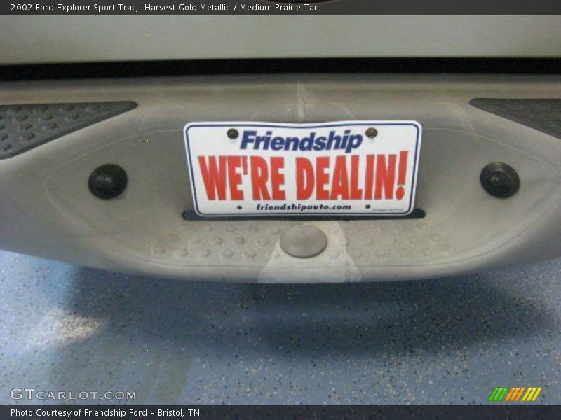 Harvest Gold Metallic / Medium Prairie Tan 2002 Ford Explorer Sport Trac