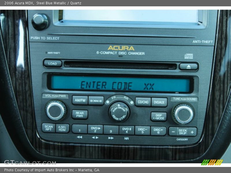Steel Blue Metallic / Quartz 2006 Acura MDX