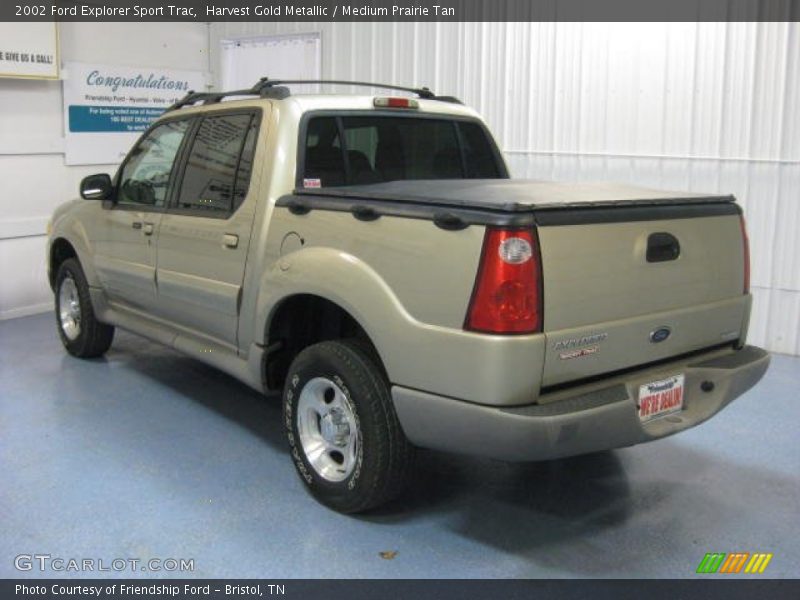 Harvest Gold Metallic / Medium Prairie Tan 2002 Ford Explorer Sport Trac