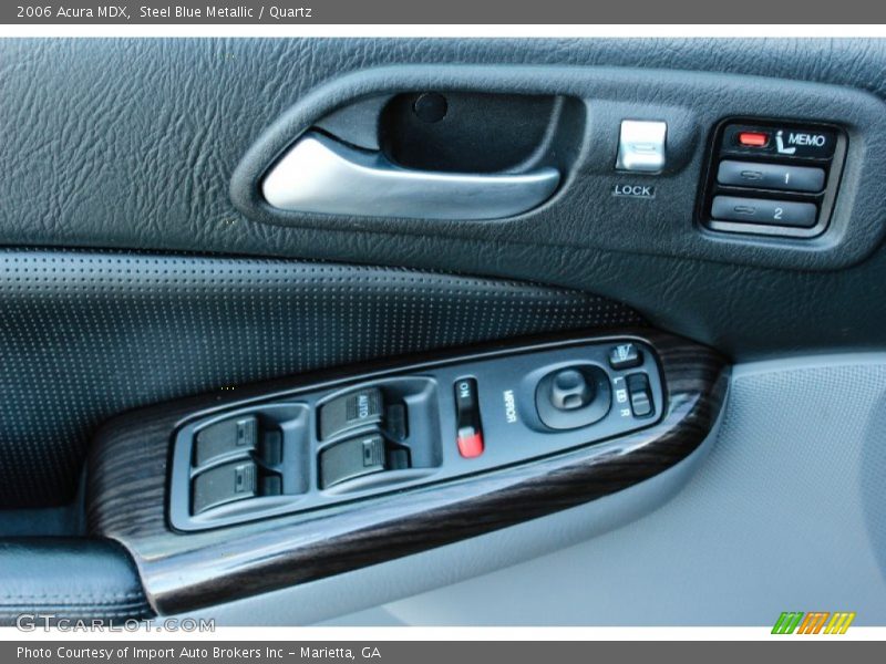 Steel Blue Metallic / Quartz 2006 Acura MDX
