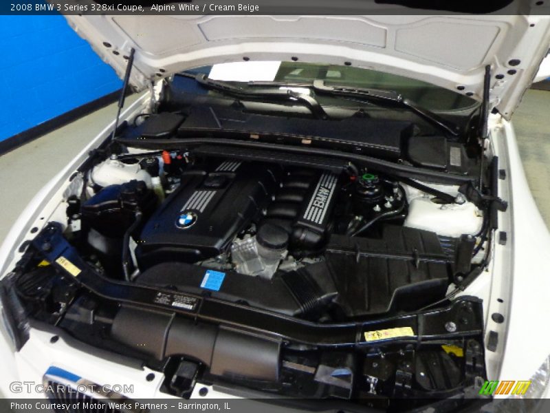 Alpine White / Cream Beige 2008 BMW 3 Series 328xi Coupe