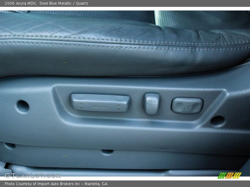 Steel Blue Metallic / Quartz 2006 Acura MDX
