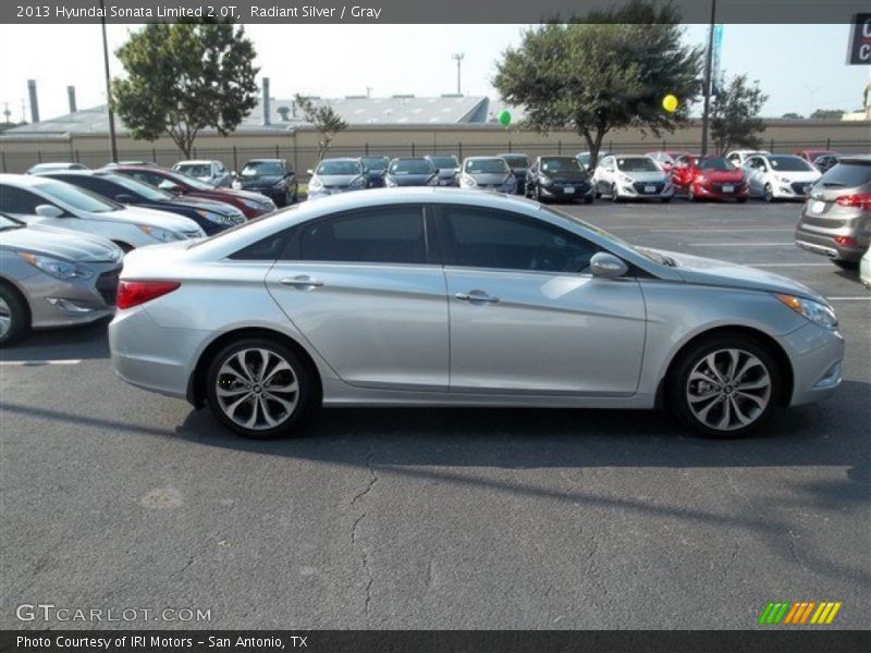 Radiant Silver / Gray 2013 Hyundai Sonata Limited 2.0T