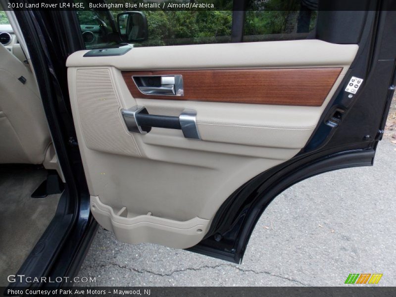 Buckingham Blue Metallic / Almond/Arabica 2010 Land Rover LR4 HSE
