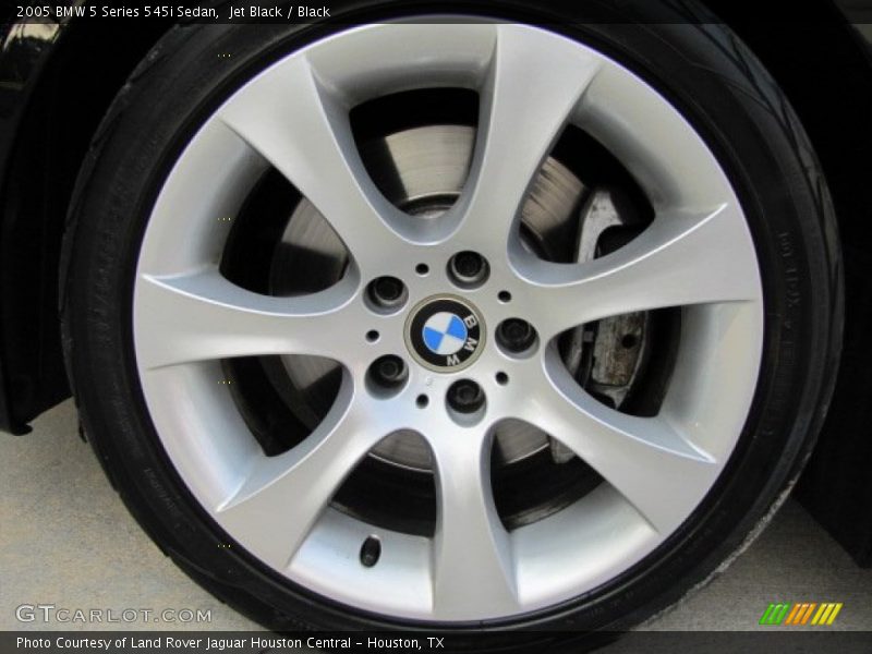 Jet Black / Black 2005 BMW 5 Series 545i Sedan