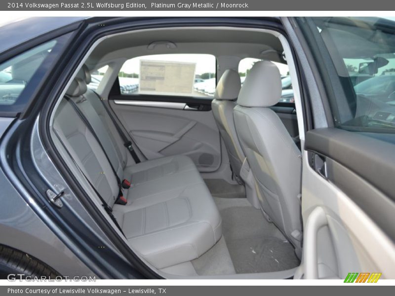Platinum Gray Metallic / Moonrock 2014 Volkswagen Passat 2.5L Wolfsburg Edition