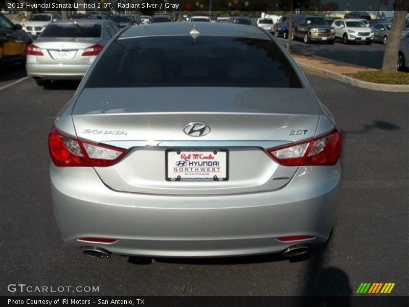 Radiant Silver / Gray 2013 Hyundai Sonata Limited 2.0T
