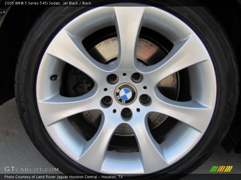 Jet Black / Black 2005 BMW 5 Series 545i Sedan