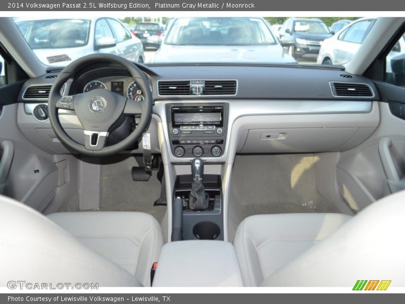 Platinum Gray Metallic / Moonrock 2014 Volkswagen Passat 2.5L Wolfsburg Edition