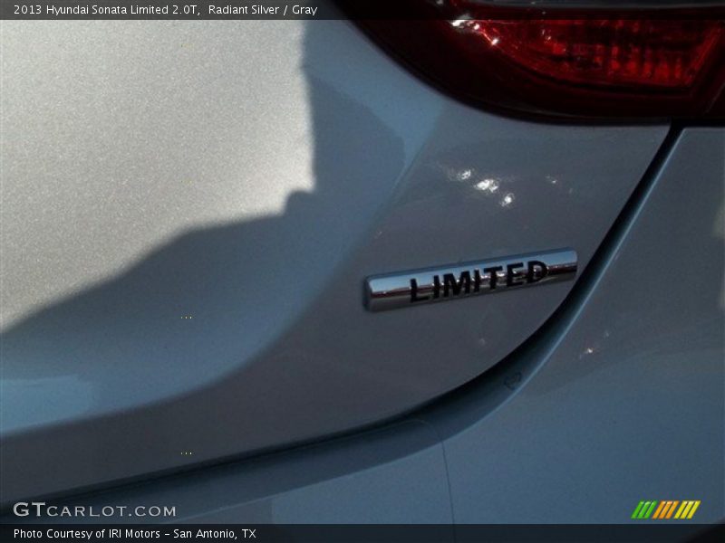 Radiant Silver / Gray 2013 Hyundai Sonata Limited 2.0T