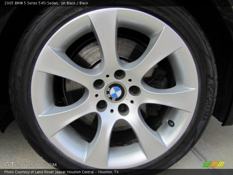 Jet Black / Black 2005 BMW 5 Series 545i Sedan
