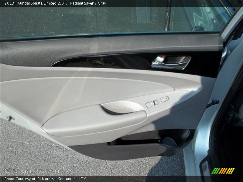 Radiant Silver / Gray 2013 Hyundai Sonata Limited 2.0T