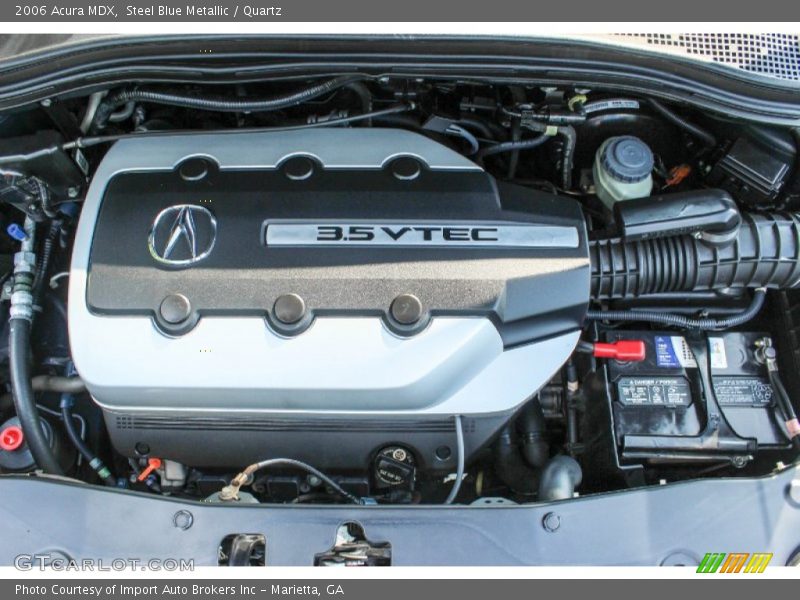 Steel Blue Metallic / Quartz 2006 Acura MDX