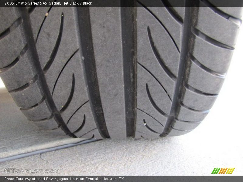 Jet Black / Black 2005 BMW 5 Series 545i Sedan