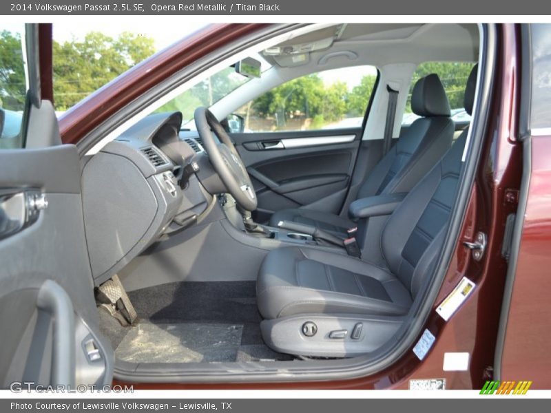  2014 Passat 2.5L SE Titan Black Interior