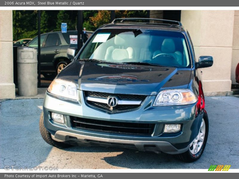 Steel Blue Metallic / Quartz 2006 Acura MDX