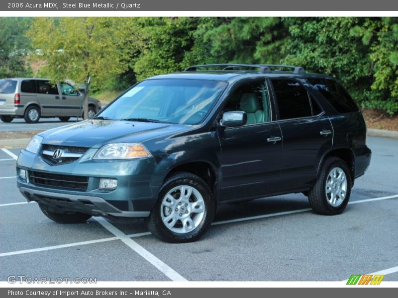 Steel Blue Metallic / Quartz 2006 Acura MDX