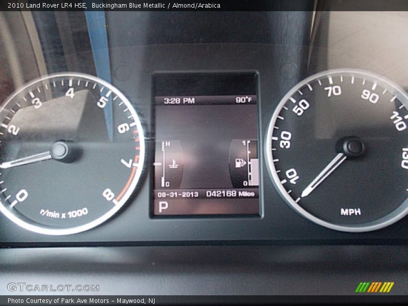 Buckingham Blue Metallic / Almond/Arabica 2010 Land Rover LR4 HSE