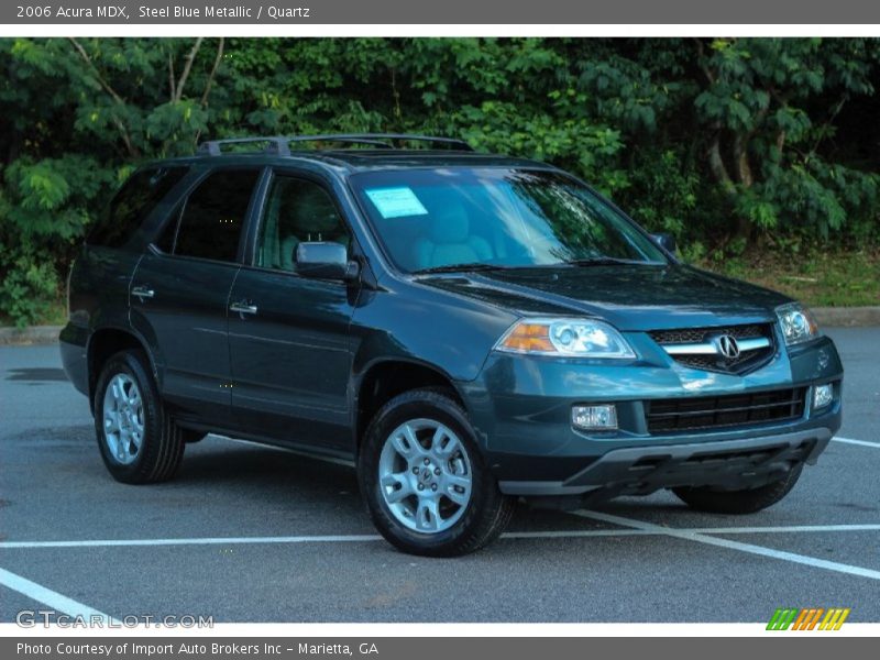 Steel Blue Metallic / Quartz 2006 Acura MDX