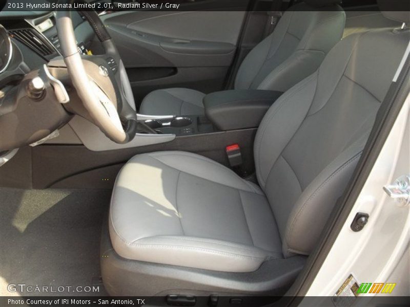Radiant Silver / Gray 2013 Hyundai Sonata Limited 2.0T