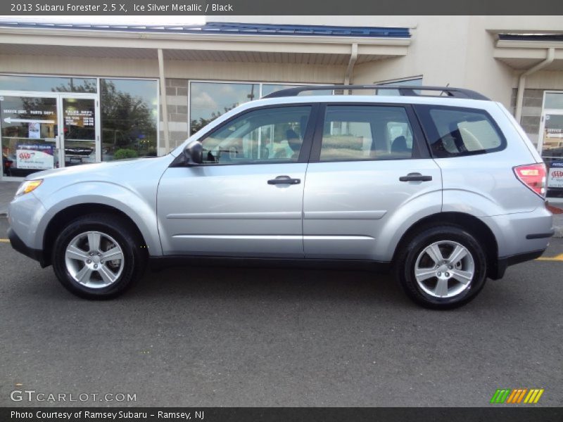 Ice Silver Metallic / Black 2013 Subaru Forester 2.5 X
