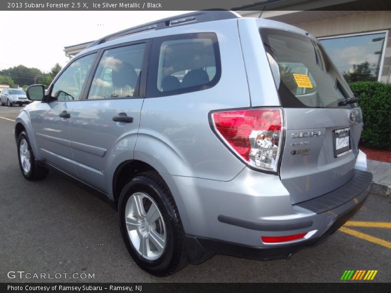 Ice Silver Metallic / Black 2013 Subaru Forester 2.5 X