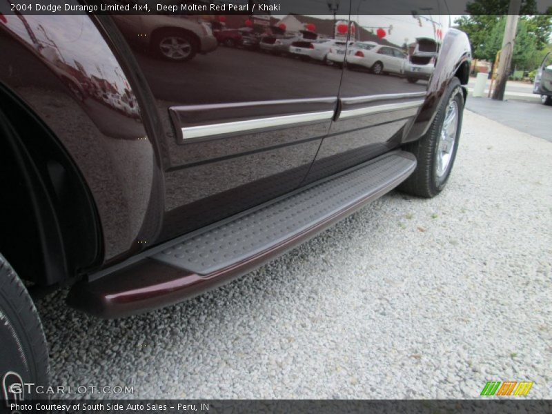 Deep Molten Red Pearl / Khaki 2004 Dodge Durango Limited 4x4