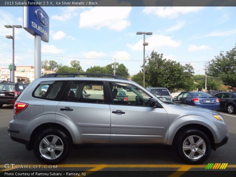 Ice Silver Metallic / Black 2013 Subaru Forester 2.5 X