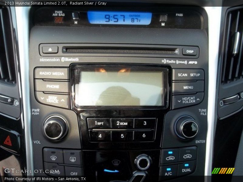 Radiant Silver / Gray 2013 Hyundai Sonata Limited 2.0T