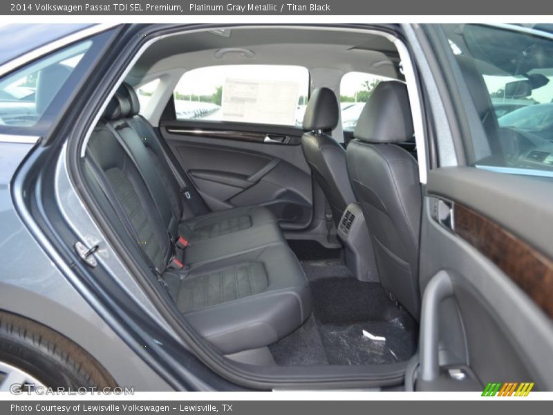 Rear Seat of 2014 Passat TDI SEL Premium