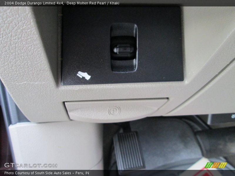 Deep Molten Red Pearl / Khaki 2004 Dodge Durango Limited 4x4