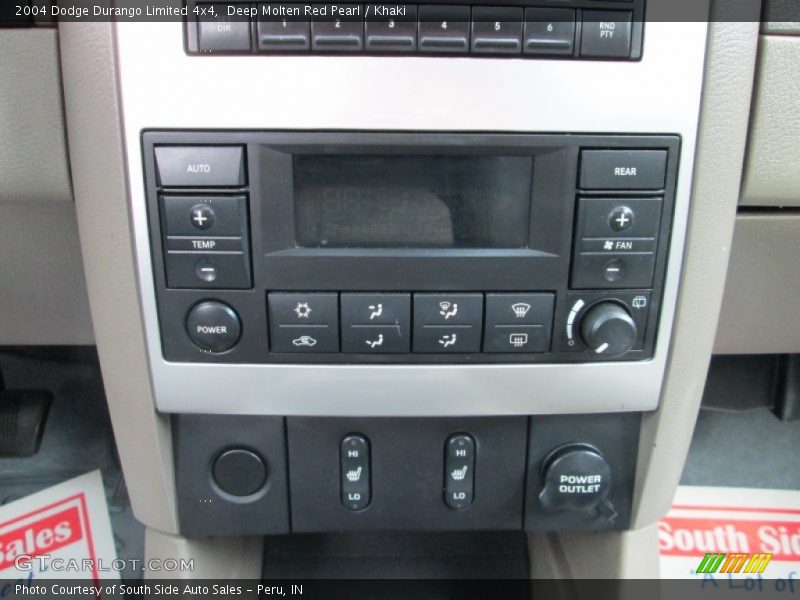 Deep Molten Red Pearl / Khaki 2004 Dodge Durango Limited 4x4