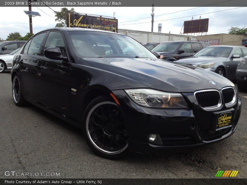 Black Sapphire Metallic / Black 2009 BMW 3 Series 328xi Sedan